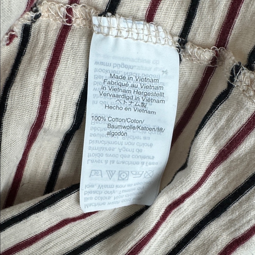 Madewell Striped Pocket Tee, Sz XL - Picture 8 of 9